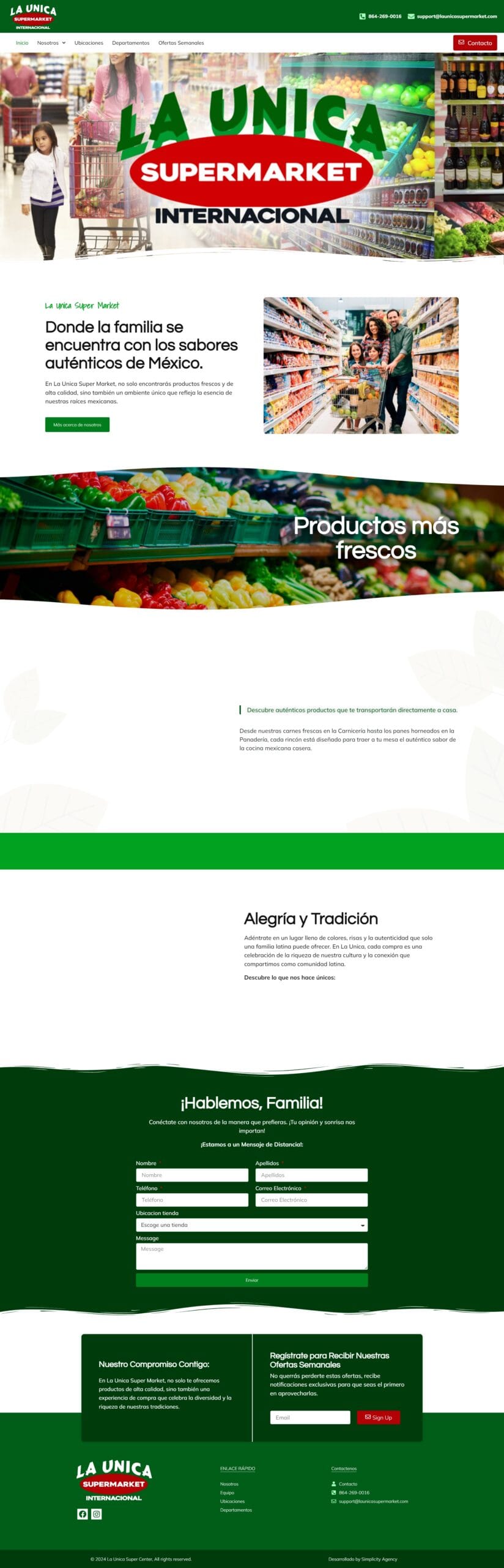 Inicio - La Unica Super Center › Fred Villalba – Diseño Web y Tiendas Virtuales